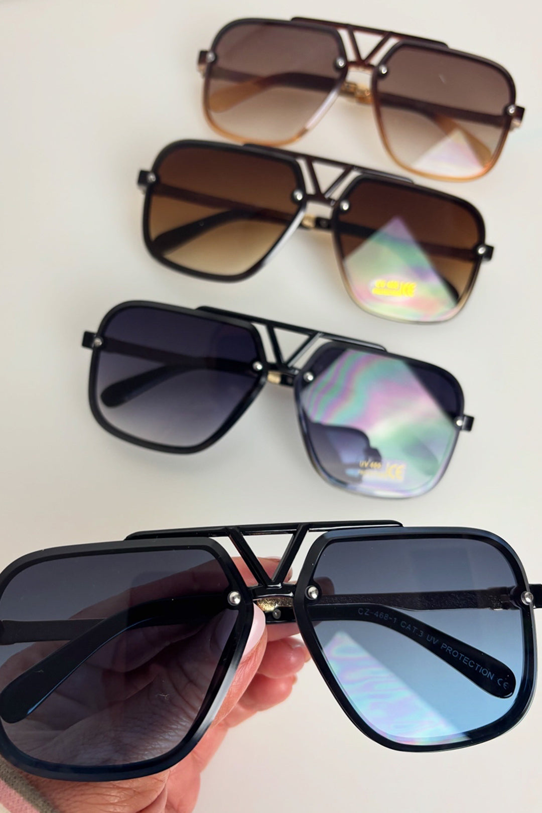 VEGAS Brown Sunglasses