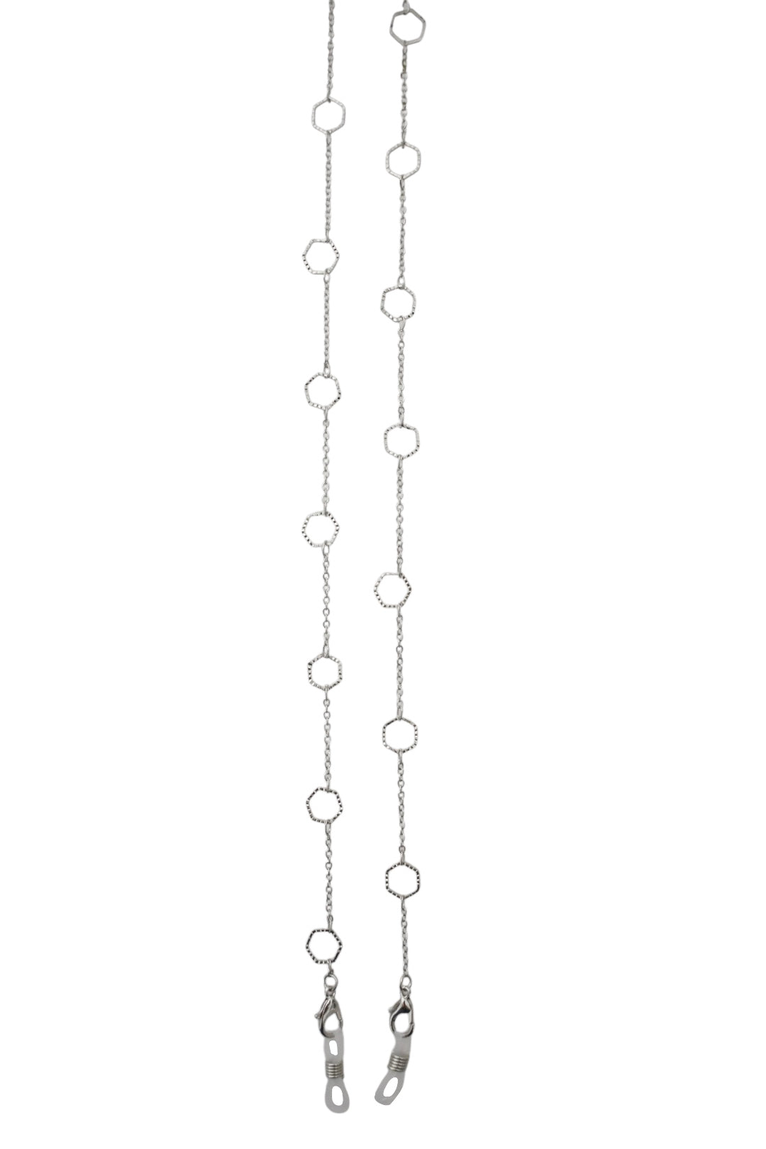 Silver Hexagon Sunglasses Chain