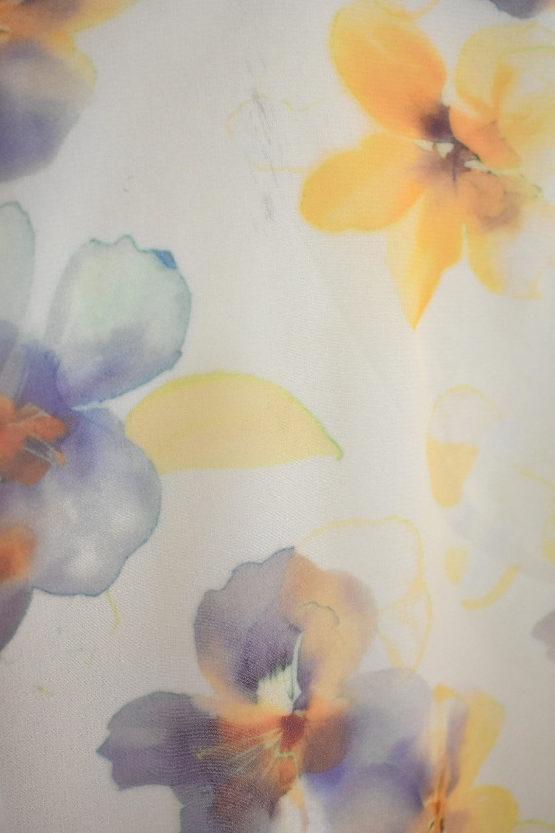 Womens Lemon Floral Tiered Hem Dress