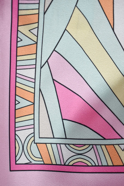 Pink Psychedelic Print Halterneck Shorts Co-ord