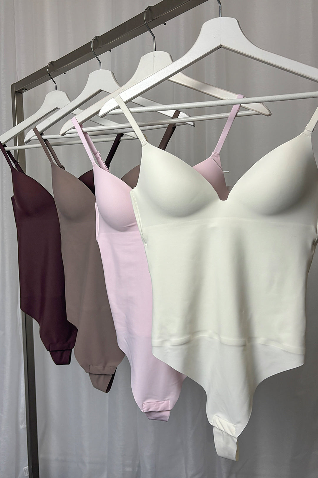 Pink Sculpted Bodysuit