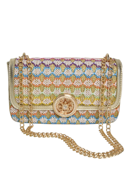 Gold & Pastels Cross Body Bag