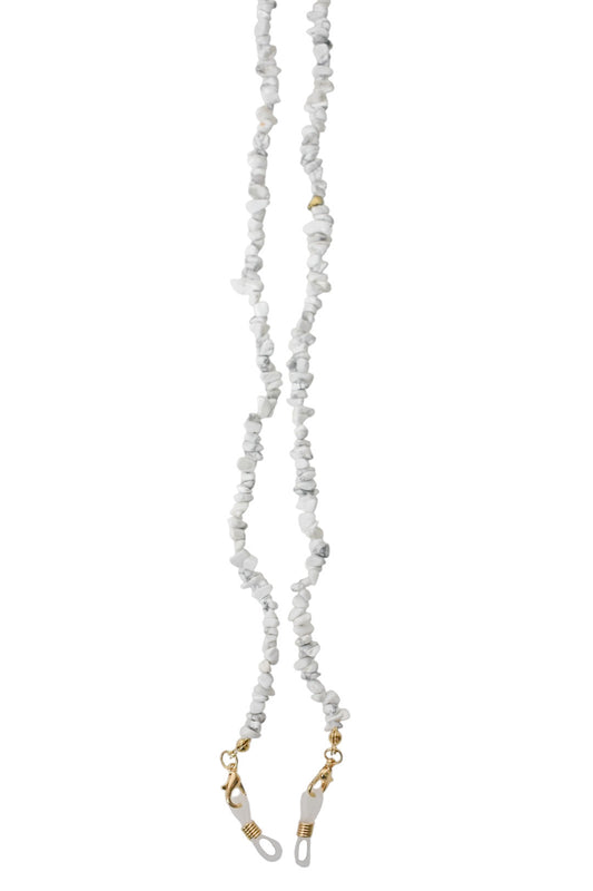 White Crystal Sunglasses Chain