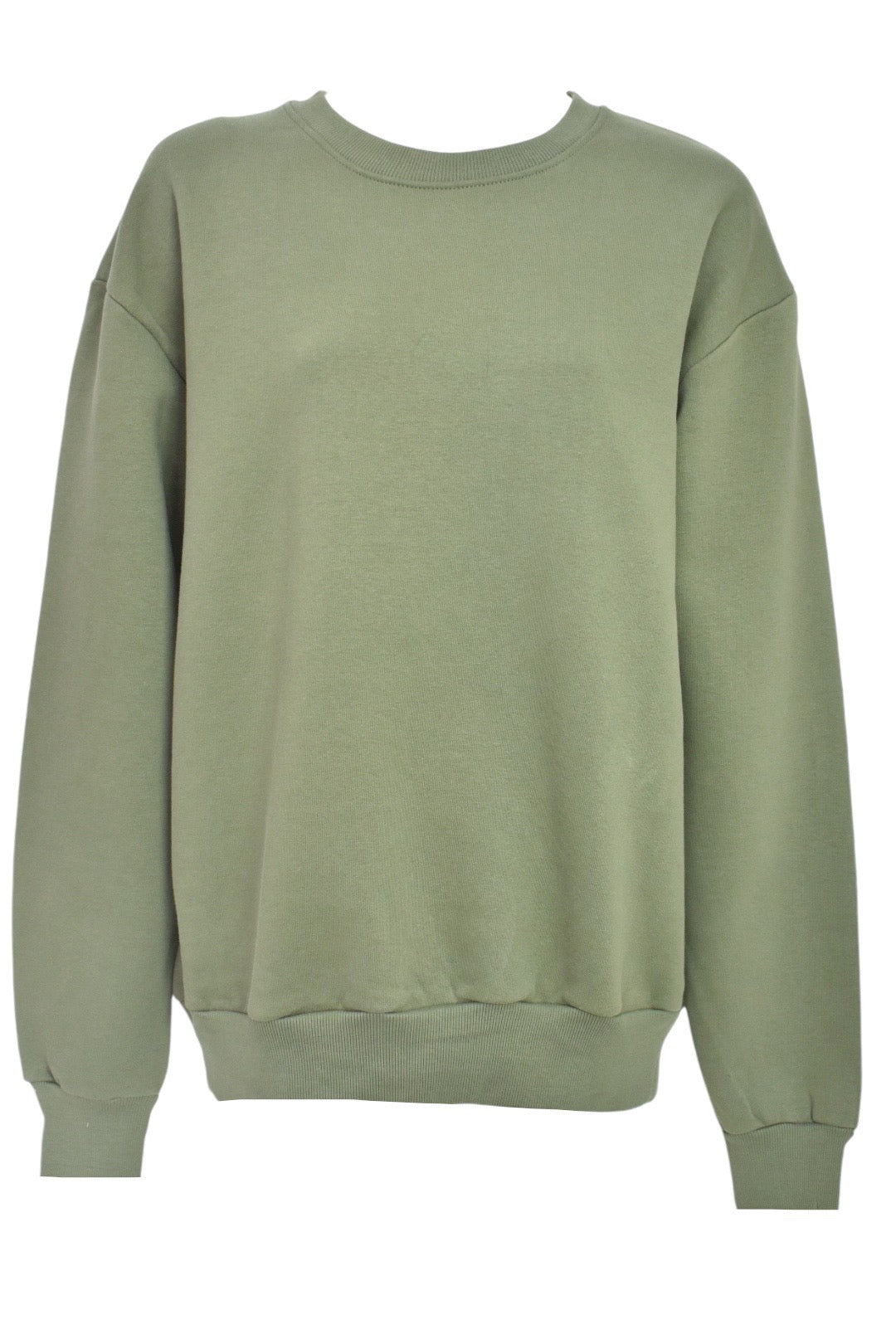 Womens Green Oversized Sweatshirt 
