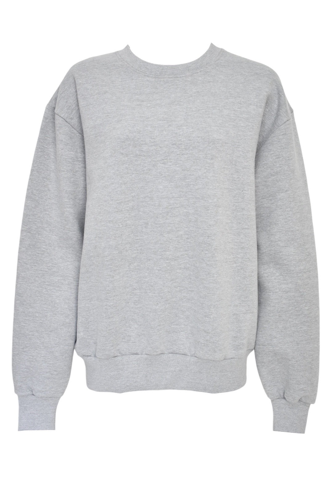 Womens Grey Oversized Sweatshirt 