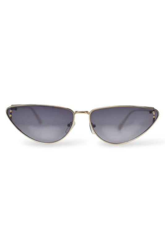 Womens IBIZA Black & Gold Sunglasses