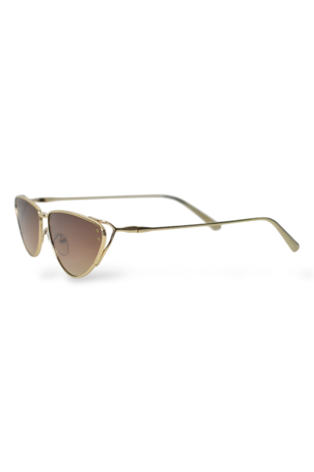 Womens IBIZA Brown Cat Eye Sunglasses