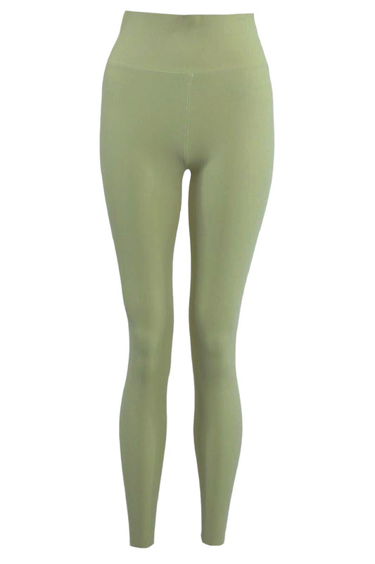 Womens Olive High Waisted Active Leggings