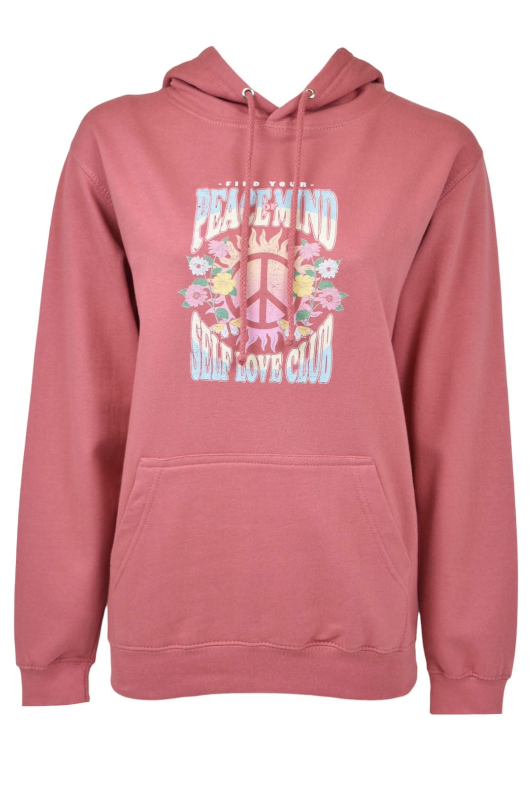 Womens Rose 'Self Love Club' Hoodie 