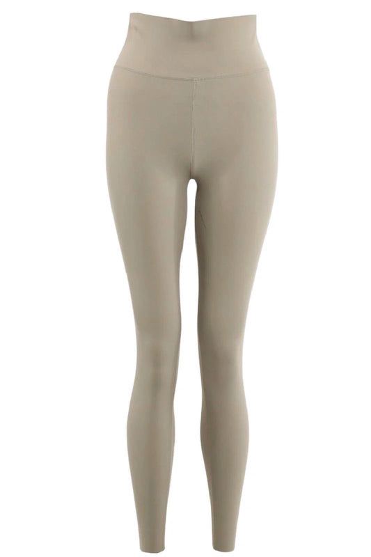 Womens Taupe High Waisted Active Leggings